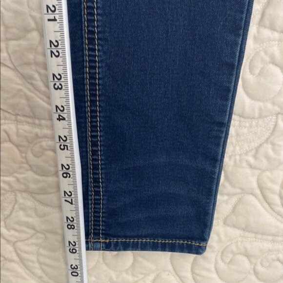 Silvery Suki Pencil Skinny Joga Jeans Blue Size 27W - Picture 5 of 13